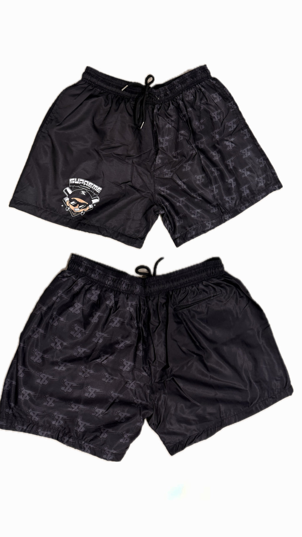 Black Mascot Shorts