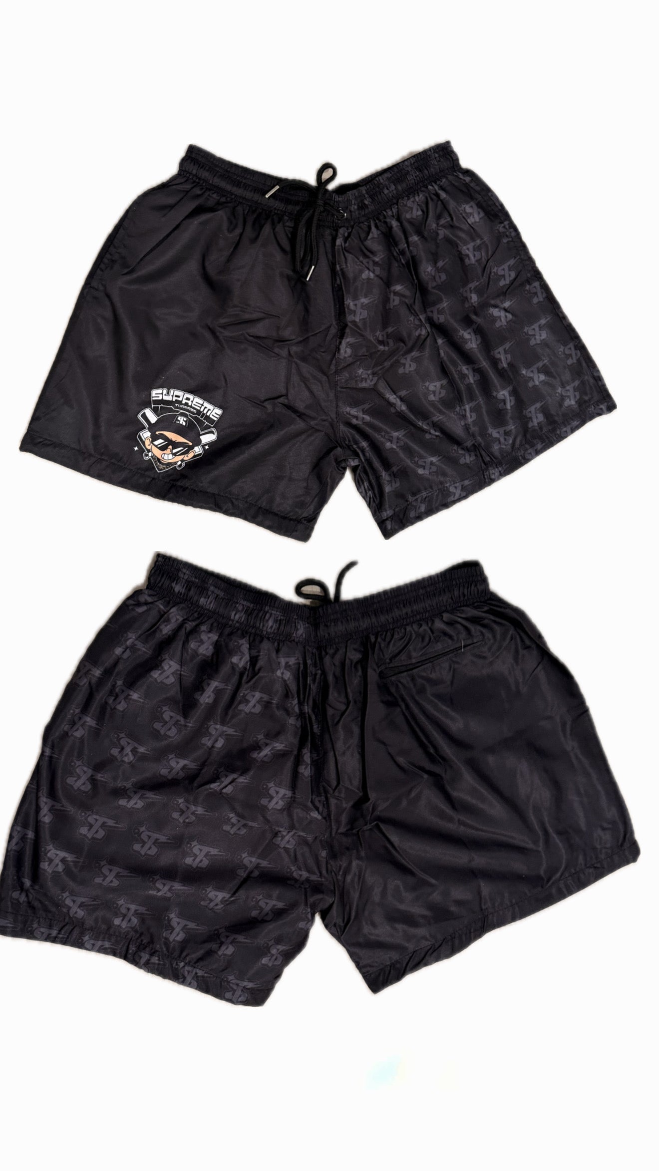 Black Mascot Shorts